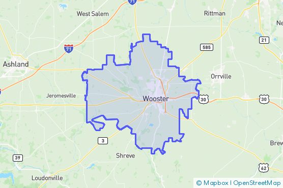 Service Area Map