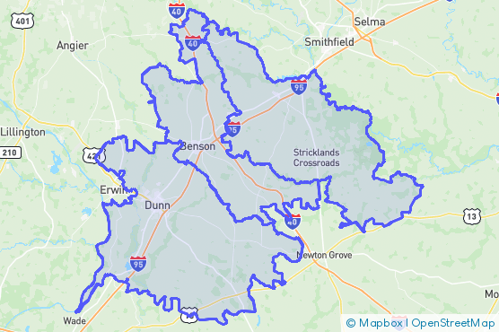 Service Area Map