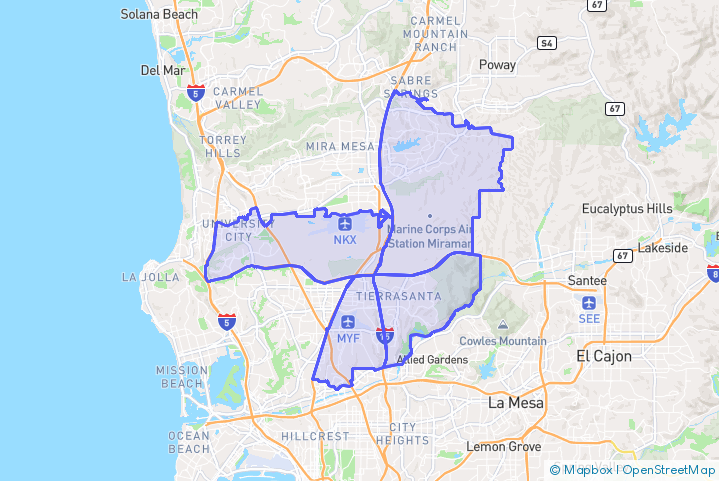 Service Area Map