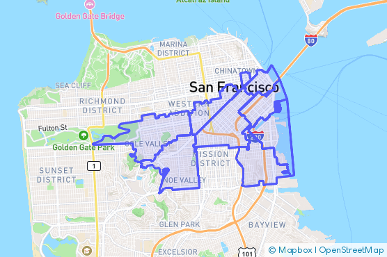 Service Area Map