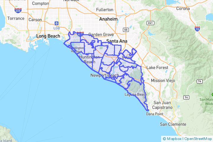 Service Area Map