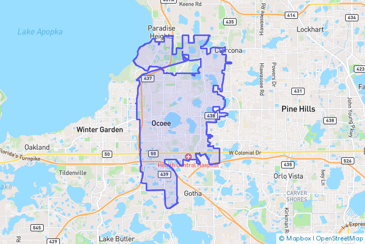 Service Area Map