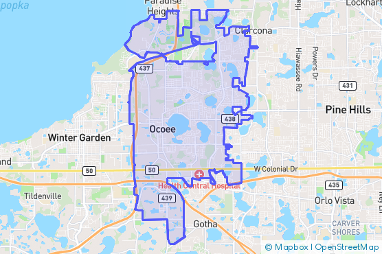 Service Area Map