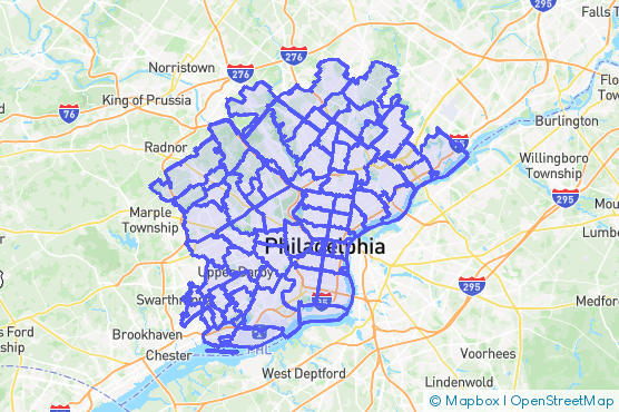Service Area Map