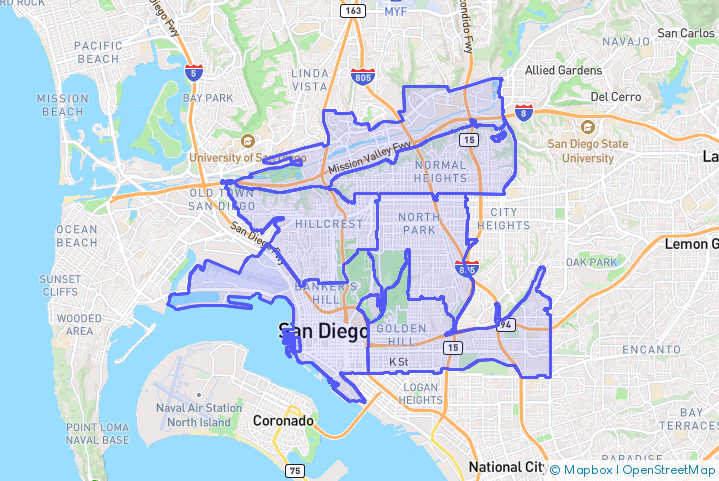 Service Area Map