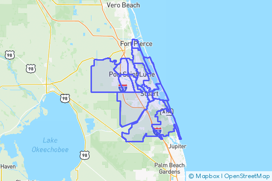 Service Area Map