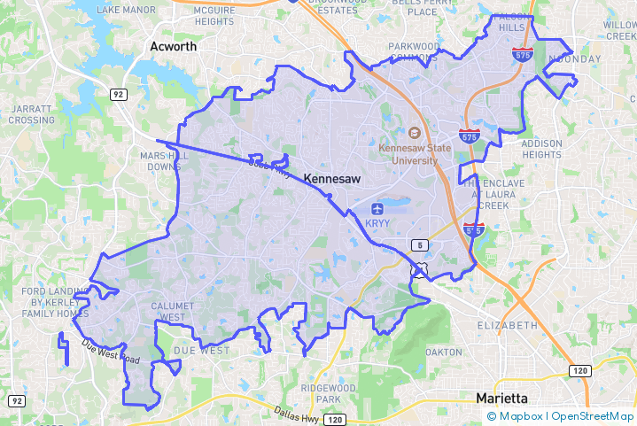 Service Area Map