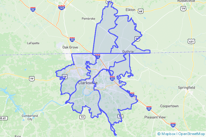 Service Area Map