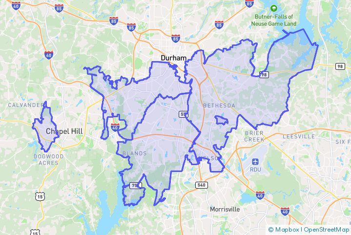 Service Area Map