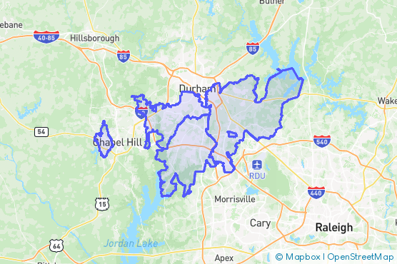 Service Area Map