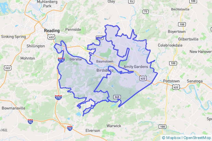 Service Area Map