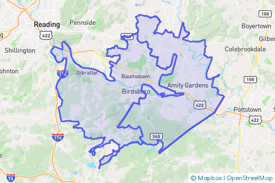 Service Area Map