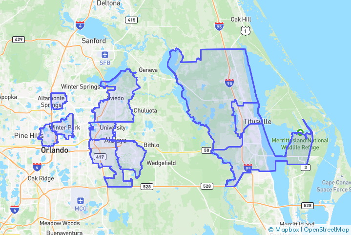 Service Area Map