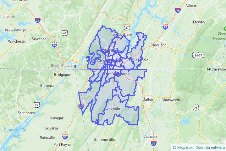 Service Area Map