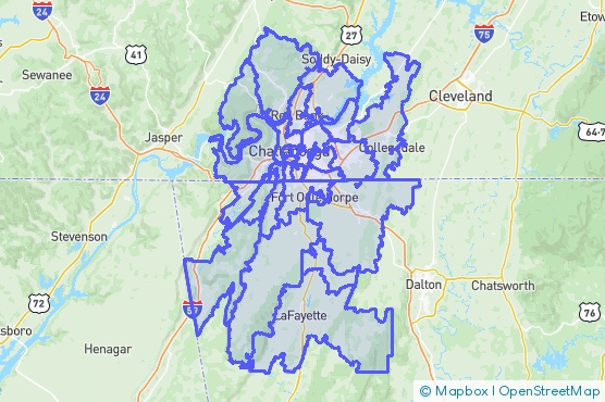 Service Area Map