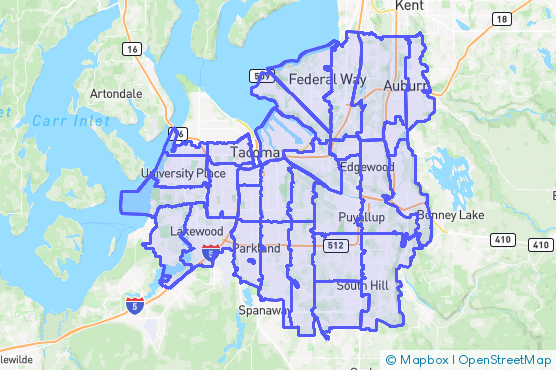 Service Area Map