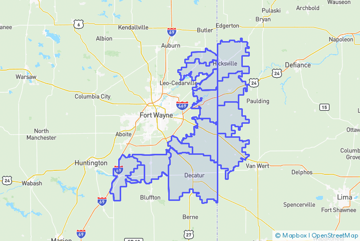 Service Area Map