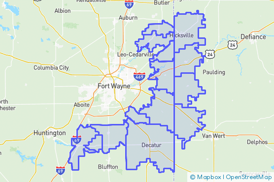 Service Area Map
