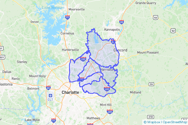 Service Area Map