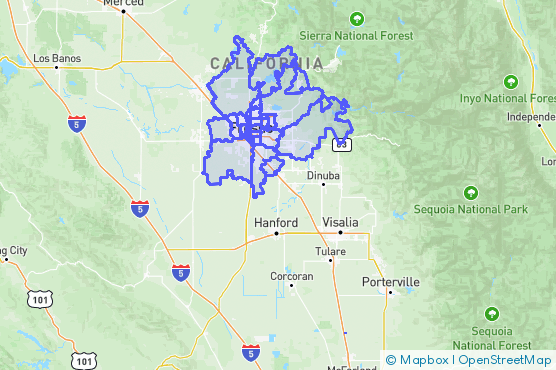 Service Area Map