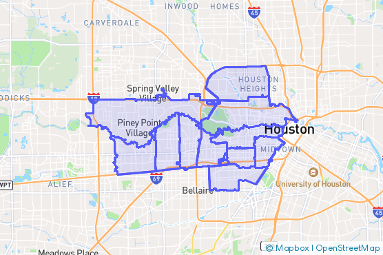 Service Area Map