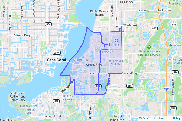 Service Area Map