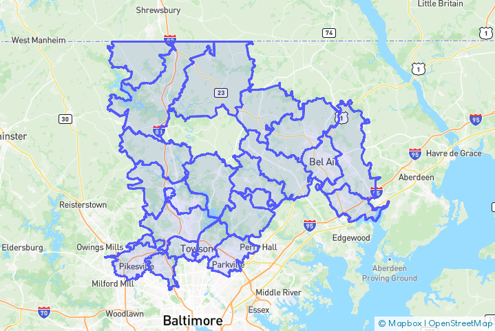 Service Area Map