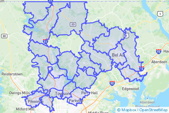 Service Area Map