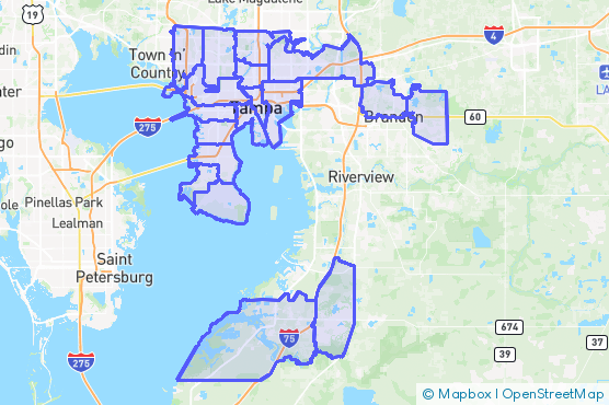 Service Area Map