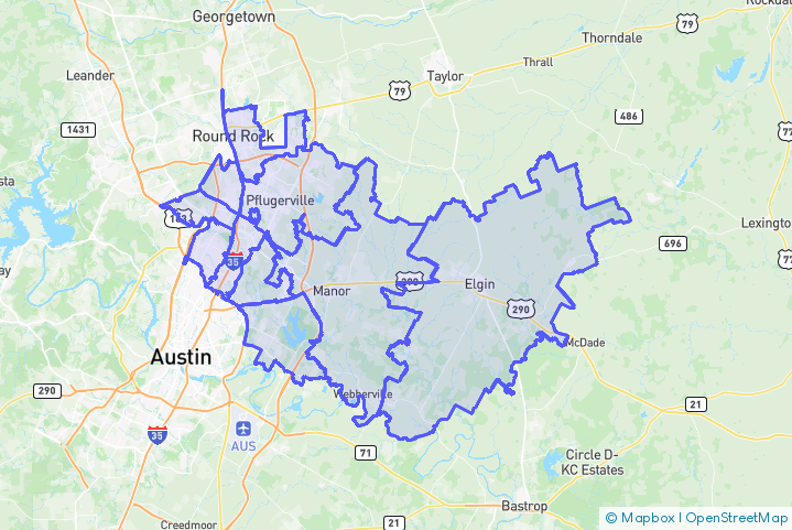 Service Area Map