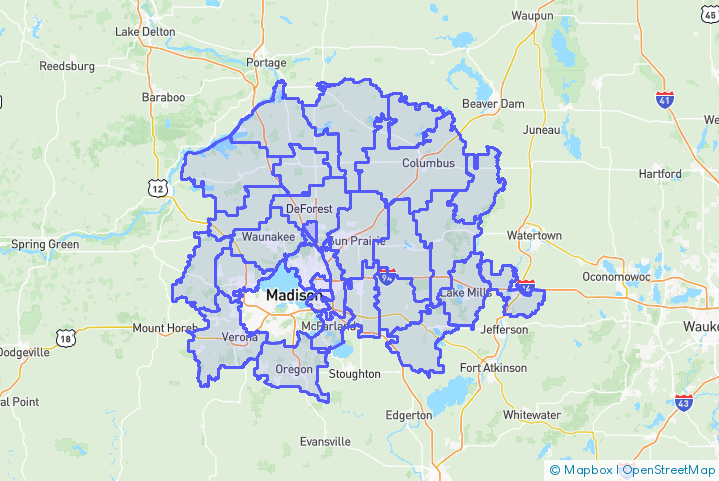 Service Area Map