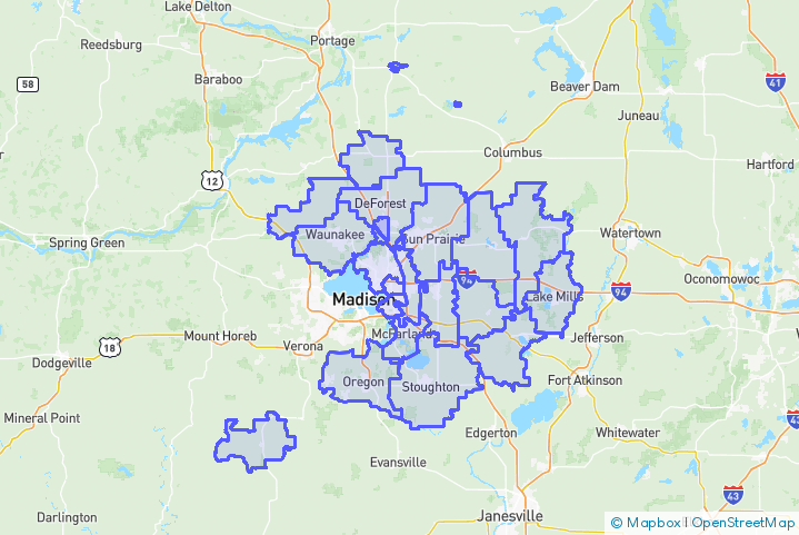 Service Area Map