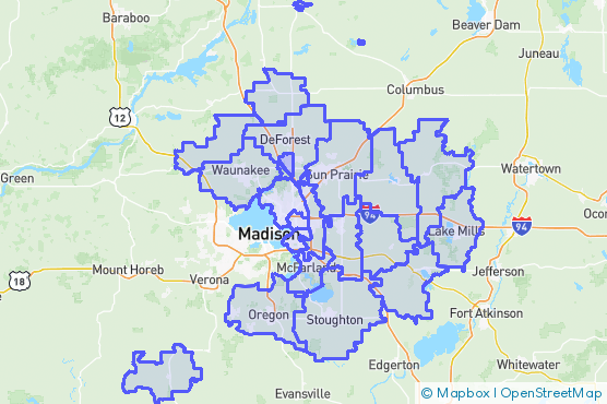 Service Area Map