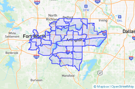 Service Area Map