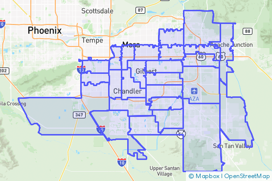 Service Area Map