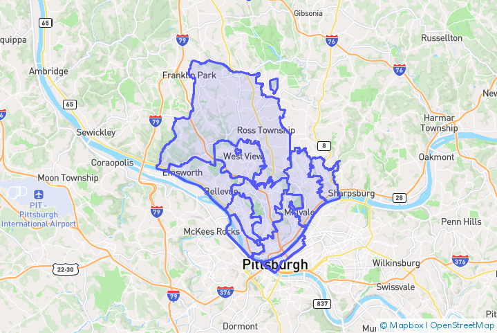 Service Area Map