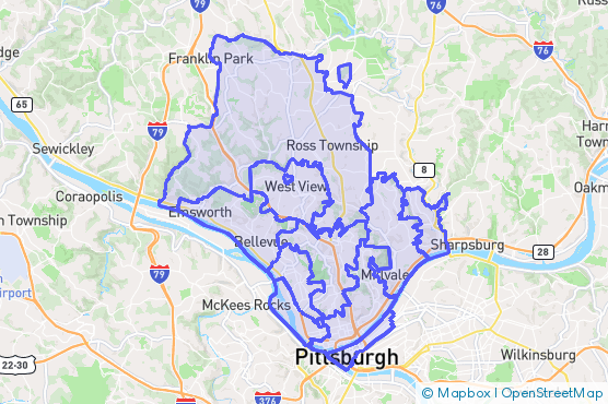 Service Area Map