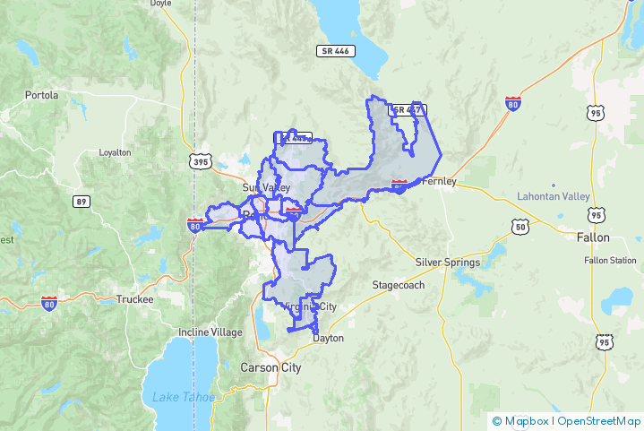 Service Area Map