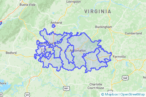 Service Area Map