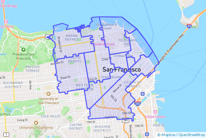 Service Area Map