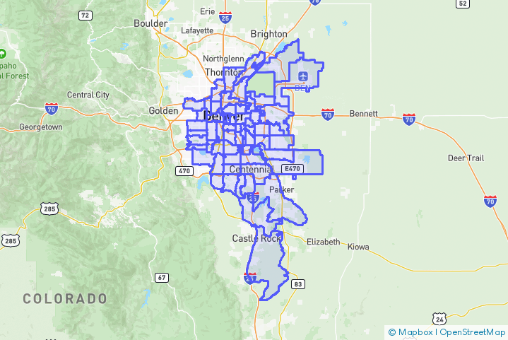 Service Area Map