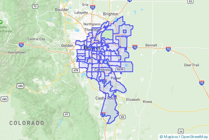 Service Area Map