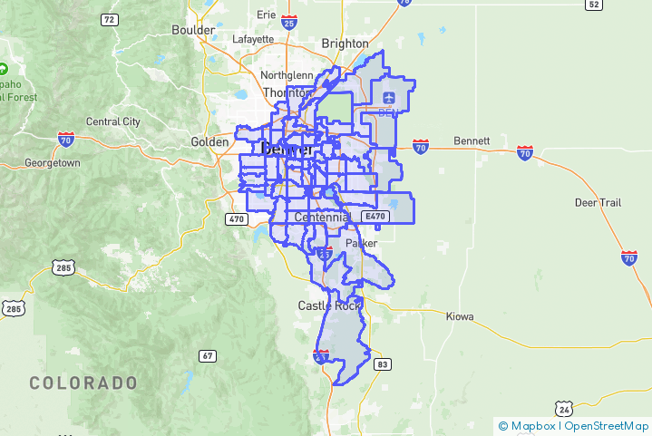 Service Area Map