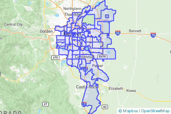 Service Area Map