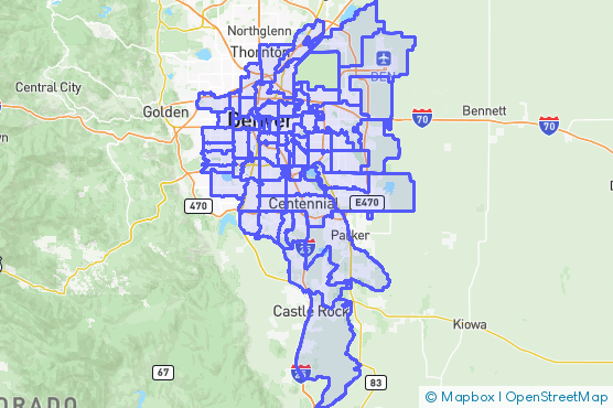 Service Area Map