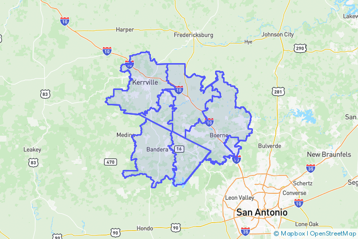 Service Area Map