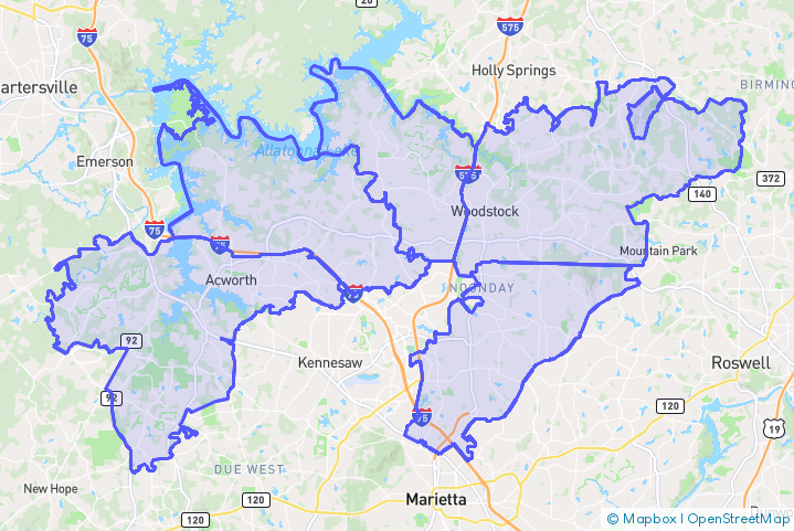 Service Area Map