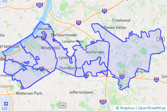 Service Area Map