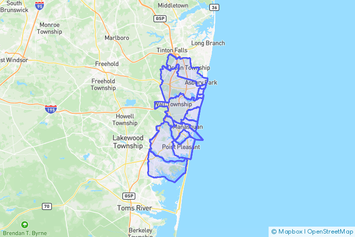 Service Area Map