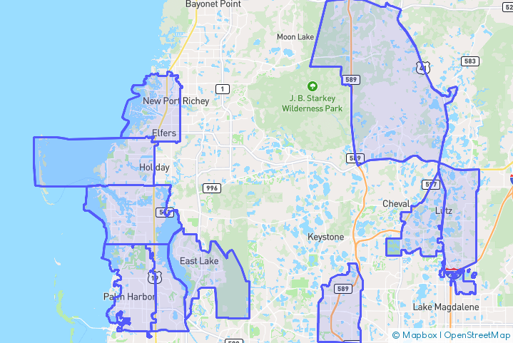 Service Area Map